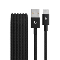 Zdjęcie do “Beats USB-A to USB-C Woven Cables (1.5 m) - Bolt Black (2-Pack)”.