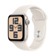 Apple Watch SE GPS 40mm Starlight Aluminium Case with Starlight Sport Band - M/L - Produkt otwarty - rękojmia ograniczona do 1 roku