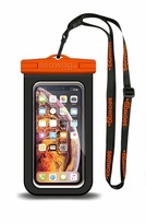 Zdjęcie do “Seawag Element Proof Case czarny/pomarańczowy - wodoodporne etui do telefonu”.