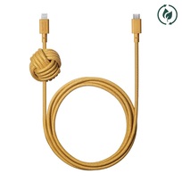 Zdjęcie do “Native Union Night Cable USB-C to Lightning 3m Brązowy - kabel USB-C do lightning”.
