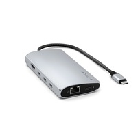 Zdjęcie do “Satechi USB-C Multiport 8K Adapter Srebrny - przejściówka USB-C”.