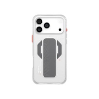 Zdjęcie do “Skinarma Haxa MagSafe + Grip Stand przezroczysty - etui iPhone 17 Pro Max”.