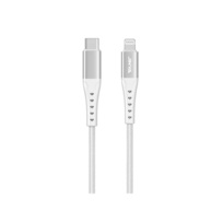 Zdjęcie do “JINYA TechLink 1,8M USB-C Lightning White - kabel lightning”.