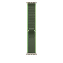 Zdjęcie do “Apple 49mm Green/Neon Trail Loop - M/L - Natural Titanium Finish”.