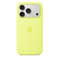Zdjęcie do “Apple iPhone 17 Pro Silicone Case with MagSafe – Neon Yellow”.