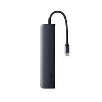 Zdjęcie do “Epico 6in1 Aluminium Hub 8K szary - przejściówka USB-C”.