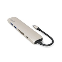 Zdjęcie do “Epico 6in1 Aluminium Hub 8K księżycowa poświata - przejściówka USB-C”.