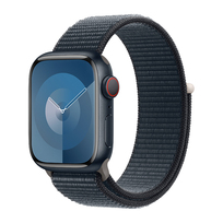 Zdjęcie do “Apple Watch Series 9 GPS + Cellular 41mm Midnight Aluminium Case with Midnight Sport Loop- Produkt używany”.