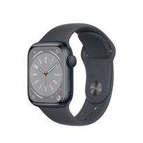 Zdjęcie do “Apple Watch Series 8 GPS 41mm Midnight Aluminium Case with Midnight Sport Band - Regular - Produkt używany”.