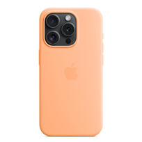 Zdjęcie do “Apple iPhone 15 Pro Silicone Case with MagSafe - Orange Sorbet - Produkt otwarty”.