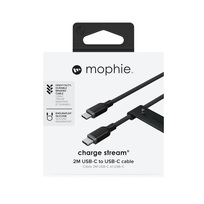 Zdjęcie do “Mophie kabel 2m czarny - kabel USB-C - USB-C”.