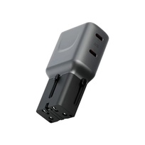 Zdjęcie do “Energea TravelGo Adapter 65 2xUSB-C 65W gunmetal - Ładowarka sieciowa”.