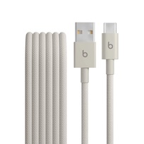 Zdjęcie do “Beats USB-A to USB-C Woven Cable (1.5 m) - Surge Stone - Produkt otwarty”.