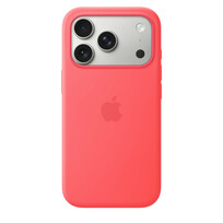 Zdjęcie do “Apple iPhone 17 Pro Silicone Case with MagSafe – Bright Guava”.