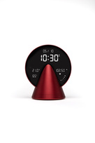 Zdjęcie do “Lexon Conic Clock czerwony - budzik”.
