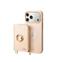 Zdjęcie do “UNIQ Coehl Mirelle MagSafe różowy - Zestaw Portfel magnetyczny + hand strap”.