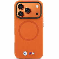 Zdjęcie do “BMW M FW Logo Metal MS pomarańczowy - etui iPhone 17 Pro Max”.