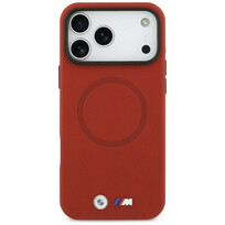 Zdjęcie do “BMW M FW Metal Logo MS czerwony - etui iPhone 17 Pro Max”.