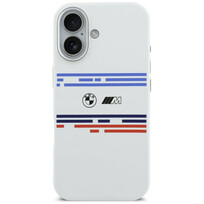 Zdjęcie do “BMW M Silicon Horizontal Line MS biały - etui iPhone 17”.