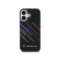 Zdjęcie do “BMW Motorsport IML Stripes czarny - etui iPhone 16 Plus”.