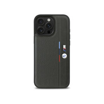 Zdjęcie do “BMW M Perforated Tricolor antracyt - etui iPhone 16 Pro Max”.