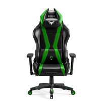 Zdjęcie do “Diablo Chairs X-Horn 2.0 Normal Size czarno-zielony - fotel gamingowy”.
