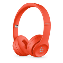 Zdjęcie do “Beats Solo3 Wireless – słuchawki bezprzewodowe, (PRODUCT)RED cytrusowa czerwień- Produkt używany”.