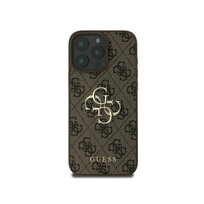 Zdjęcie do “Guess 4G Big Logo brązowy - etui iPhone 16 Pro”.
