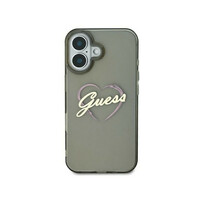 Zdjęcie do “Guess IML Heart czarny - etui iPhone 16”.
