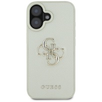 Zdjęcie do “Guess Grained Big 4G Logo Small zielony - etui iPhone 16”.