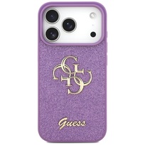 Zdjęcie do “Guess Fixed Glitter Big 4G liliowy - etui iPhone 17 Pro Max”.