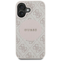 Zdjęcie do “Guess 4G Circle Classic Logo MS różowy - etui iPhone 16”.