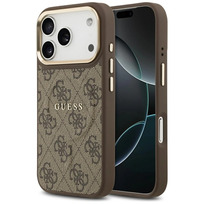 Zdjęcie do “Guess 4G PU Classic Logo MS brązowy - etui iPhone 17 Pro”.