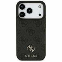 Zdjęcie do “Guess 4G Small Classic Logo MS czarny - etui iPhone 17 Pro”.