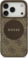 Zdjęcie do “Guess 4G Circle Classic Logo MS brązowy - etui iPhone 17 Pro Max”.