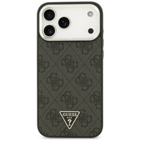 Zdjęcie do “Guess 4G Triangle Logo MS czarny srebrny - etui iPhone 17 Pro Max”.
