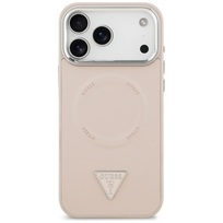 Zdjęcie do “Guess Triangle Logo MS różowy - etui iPhone 17 Pro Max”.
