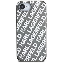 Zdjęcie do “Karl Lagerfeld IML Repeat Logo srebrny - etui iPhone 16e / 17e”.
