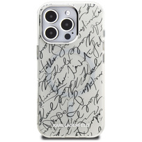 Zdjęcie do “Karl Lagerfeld IML Karl Script Pattern MS biały - etui iPhone 16 Pro”.