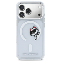 Zdjęcie do “Karl Lagerfeld IML Peekaboo MS przezroczysty - etui iPhone 17 Pro”.