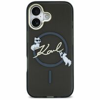 Zdjęcie do “Karl Lagerfeld IML Choupettes Karl Script Logo MS czarny - etui iPhone 17”.