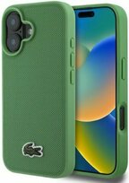 Zdjęcie do “Lacoste Iconic Petit Pique zielony - etui iPhone 16 Plus”.