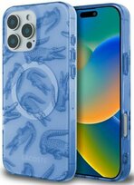 Zdjęcie do “Lacoste IML Croc MS jasno niebieski - etui iPhone 16 Pro Max”.