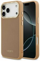 Zdjęcie do “Lacoste Champs Elysees Gold Logo MS różowy - etui iPhone 17 Pro”.