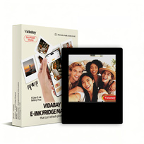 Zdjęcie do “Vidabay E-Ink Fridge Magnet czarny - magnes na lodówkę z ekranem e-ink”.