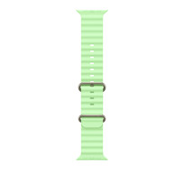 Zdjęcie do “Apple 49mm Neon Green Ocean Band - Natural Titanium Finish - Produkt otwarty”.