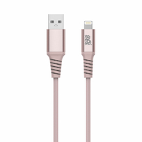 Zdjęcie do “B.On Cotton USB-A Lightning 2m Rose - kabel lightning - Produkt otwarty”.