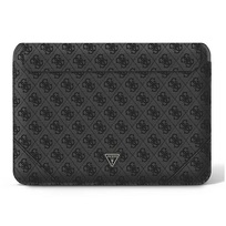 Zdjęcie do “Guess laptop Sleeve 4G Uptown Triangle logo czarny - pokrowiec Macbook 14"”.
