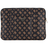 Zdjęcie do “Guess laptop Sleeve Peony Pocket Triangle czarny - pokrowiec Macbook 14"”.