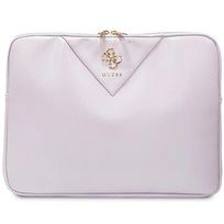 Zdjęcie do “Guess laptop Sleeve Triangle 4G fioletowy - pokrowiec Macbook 14"”.